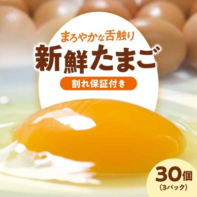 平飼い 海草たまご 3パック(30個入り)割れ保証あり [AGDQ001]