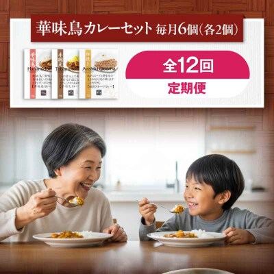 【全12回定期便】 博多華味鳥 カレーセット6食入 [AGDT023]