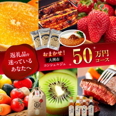 【大洲市コンシェルジュ】返礼品おまかせ!寄付額50万円コース [AGXX027]