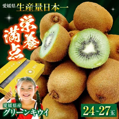 【先行受付】【1月下旬から順次発送】グリーンキウイ 24玉-27玉入 [AGBA009]