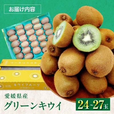 【先行受付】【1月下旬から順次発送】グリーンキウイ 24玉-27玉入 [AGBA009]
