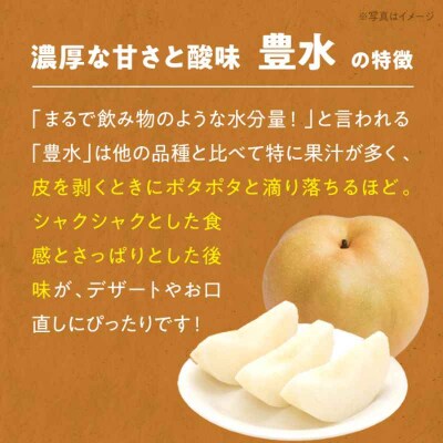 【先行受付】【9月上旬から順次発送】豊水 梨2kg(5個から7個入り)[AGBD005]