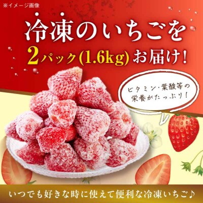 【冷凍】いちご 紅ほっぺ 800g×2パックセット [AGBN041]