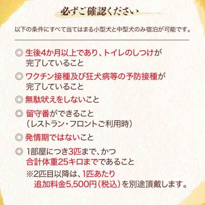 【ペットと泊まる】NIPPONIA HOTEL 1泊2日ペア宿泊券(2食付き)[AGDP019]