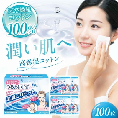 精製水でうるおいピュア 20包×5個(100包) [AGEH002]