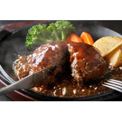 お肉屋さんの手ごね特上ハンバーグ【博多和牛入り】(筑前町)