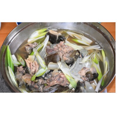 すっぽん鍋一人前・卵黄のはちみつ漬け