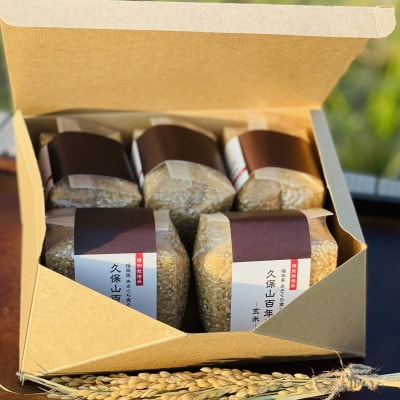 令和7年産 【玄米】久保山百年米 真空パック(2合300g×5袋)計1.5kgギフトにオススメ!