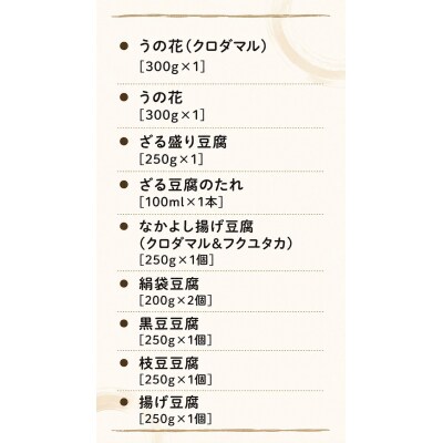 お豆腐食べ比べセット