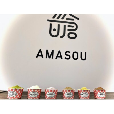 AMASOU Artigianale Gelato Box6【特製ジェラート100ml×6個】