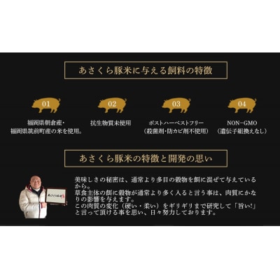 あさくら豚米 ヒレ3本 約1kg
