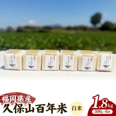 令和8年産　久保山百年米 特別栽培米 真空パック 白米 1.8kg(300g×6袋)