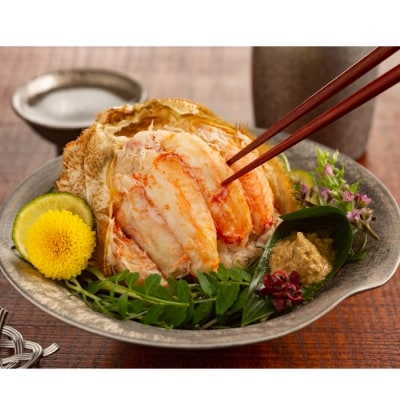 毛がに甲羅盛(2個)【殻剥き不要!毛ガニの美味しいところだけをイイとこどり】