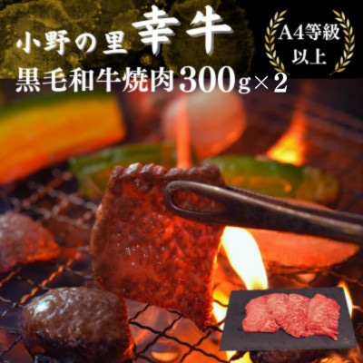 【小町の里・幸牛】黒毛和牛焼肉　300g×2　計600g