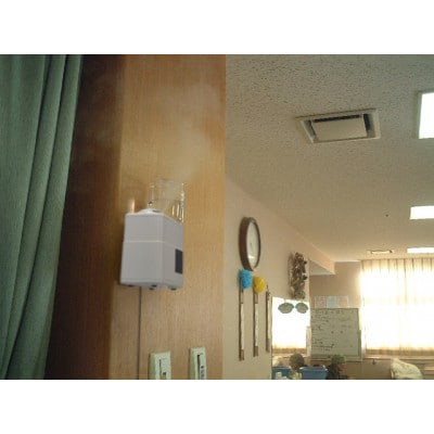 愛知県豊橋市製造　除菌消臭剤を2.4MHzで微粒化し濡れにくい霧を噴霧　超音波霧化器JM-200