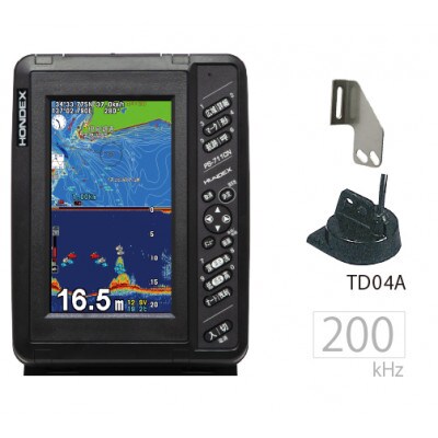 釣りに行こう!豊橋の魚探ブランドHONDEX7型ワイドプロッターデジタル魚探PS-711CN