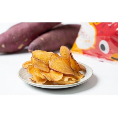 道の駅とよはしのオリジナルブランドさつまいも「うずらいもチップス(120g×6袋)」