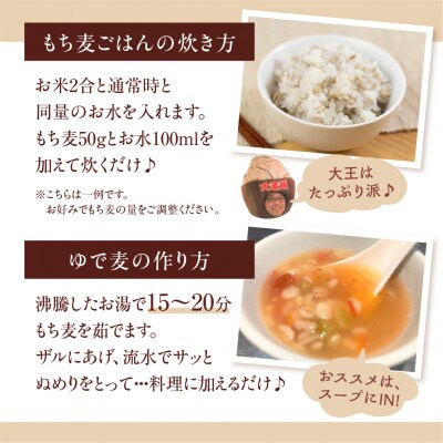 国産スーパーもち麦 ワキシーファイバー 900g