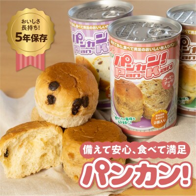 5年保存　缶入りパン「パンカン!」チョコチップ味12缶入り　防災の備蓄に