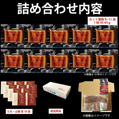 豊橋うなぎ 蒲焼 カット 約500g