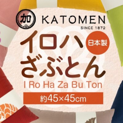 【ふるさと納税】いろはざぶとん 45cm角　柏