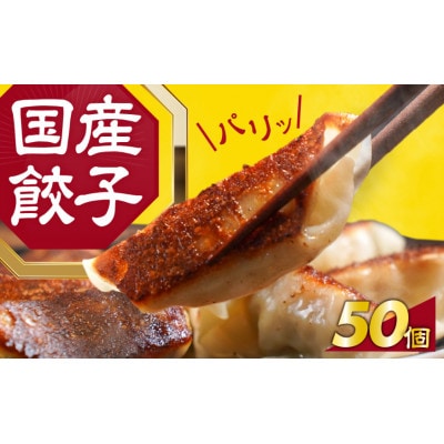 【国産】こだわり餃子50個入