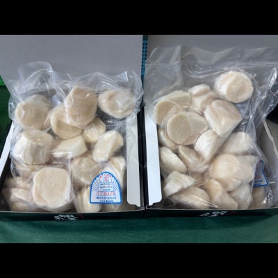 高級!北海道オホーツク海産　冷凍ほたて貝柱(1kg)