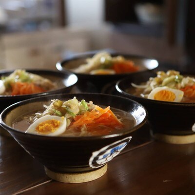 ここだけの味!とうきび味噌の甘味がきいたラーメン4食