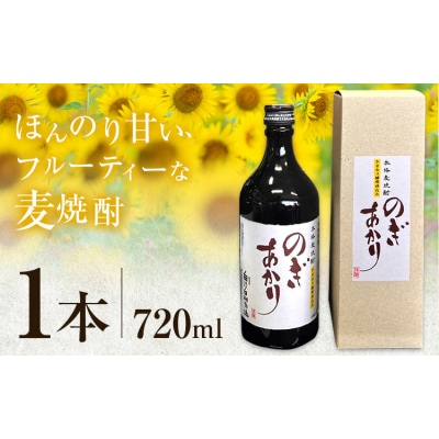 焼酎 地酒 ひまわり 酵母 のぎあかり 1本 720ml《90日以内に出荷予定(土日祝除く)》