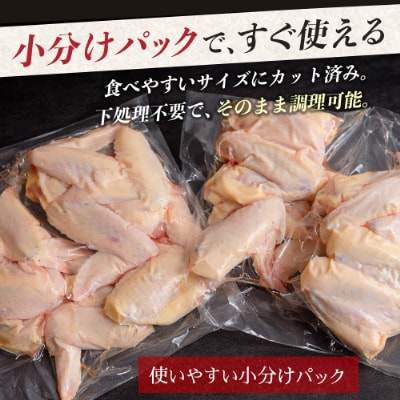 宮崎県が誇る「みやざき地頭鶏」の大手羽 500g×4P