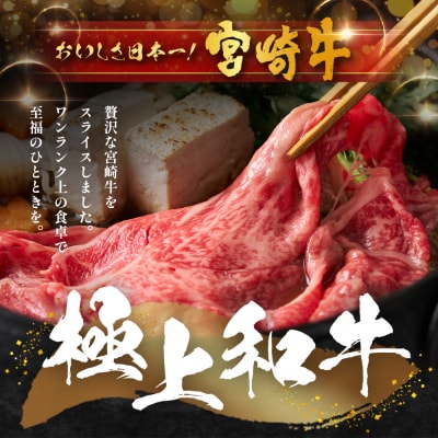 宮崎牛 すき焼き しゃぶしゃぶ スライスセット 計600g(約300g×2P)