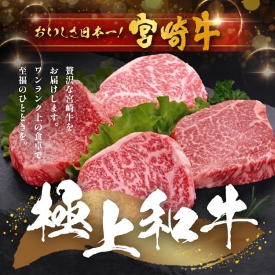 宮崎牛モモステーキ 計600g(約150g×4P)