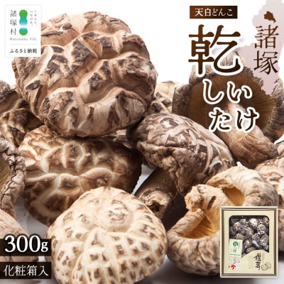 【化粧箱入り】宮崎県諸塚村産 天白どんこ 約300g