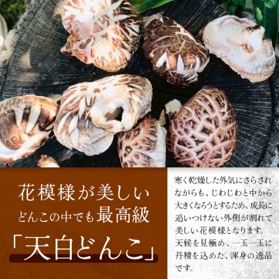 【化粧箱入り】宮崎県諸塚村産 天白どんこ 約300g