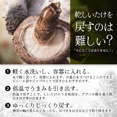 【化粧箱入り】宮崎県諸塚村産 天白どんこ 約300g