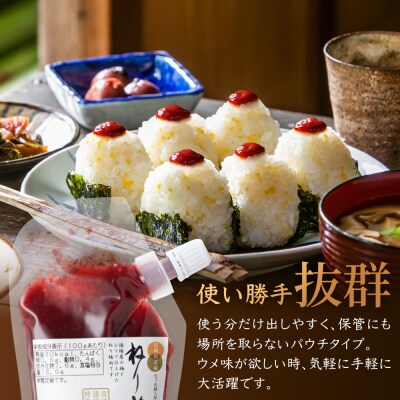 ご飯のお供や熱中症対策に!ねり梅 120g×3P