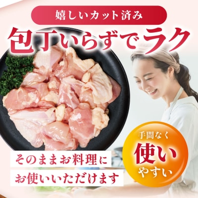 九州産 若鶏 もも切身 合計3.6kg(300g×12袋) _290-6735