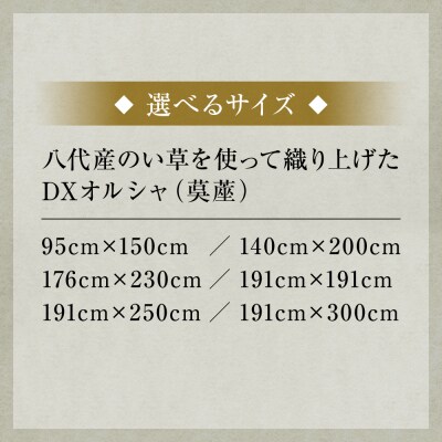 熊本県八代市産のい草を使って織り上げたござ『DXオルシャ』140cm×200cm_022-6483