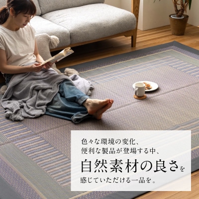 熊本県八代市産のい草を使って織り上げたござ『DXオルシャ』191cm×191cm_022-6485