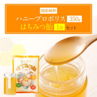 ハニープロポリス 350g 1本 蜂蜜あめ 144g 1袋 セット _058-5165