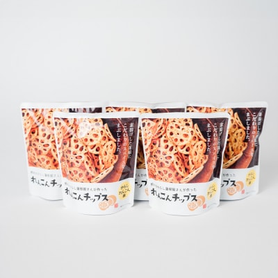 蓮根チップス(からし蓮根味)20g×5袋 れんこん_062-4509-B