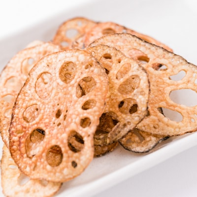 蓮根チップス(からし蓮根味)20g×10袋 れんこん_062-4510-B