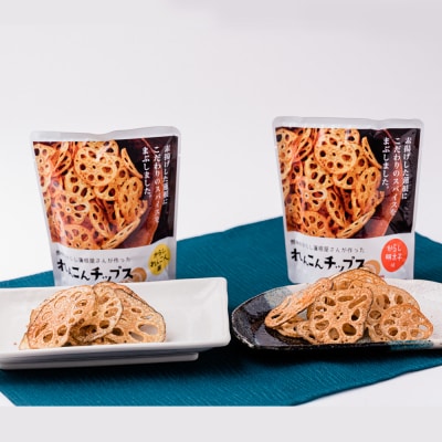 蓮根チップス(からし蓮根味・明太子味)10袋セット_062-4513-B