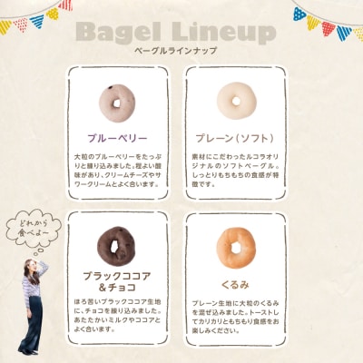 ルコラベーグル売れ筋4種40個セット_242-4547-B