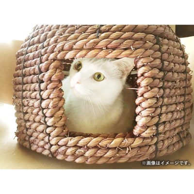 い草縄 猫のお家 猫 グッズ 猫グッズ 猫用 ペット用品 イグサ い草_025-5070