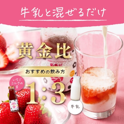 果実酢でさっぱり仕立ての「いちごミルクの素」 いちごミルク_065-6330