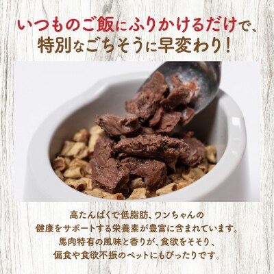 【ペット家ヨシナガ】馬肉サイコロレトルト500g_067-6189-A