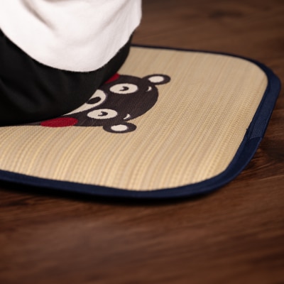 くまモン い草座布団 正方形2枚 八代市産_112-4691-B