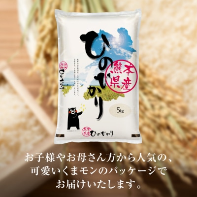 【令和7年産】  熊本県産 くまモンひのひかり 5kg (5kg×1袋)_132-6729