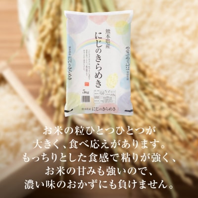 【令和7年産】  熊本県産 にじのきらめき5kg(5kg×1袋)_132-6731
